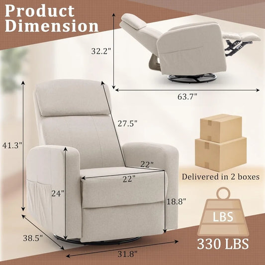 Power Swivel Recliner/Glider