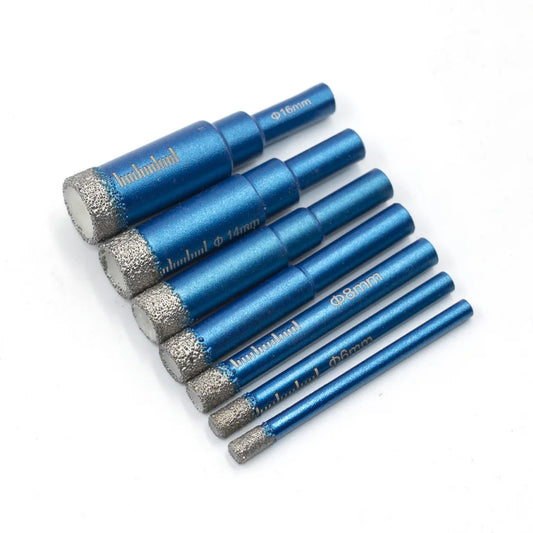 Diamond Brazed Dry Drilling, Bit Porcelain Cup Saw, Ceramic Marble Granite Tile Hole Saw Cutter 1Pc 5-16mm Round Shank