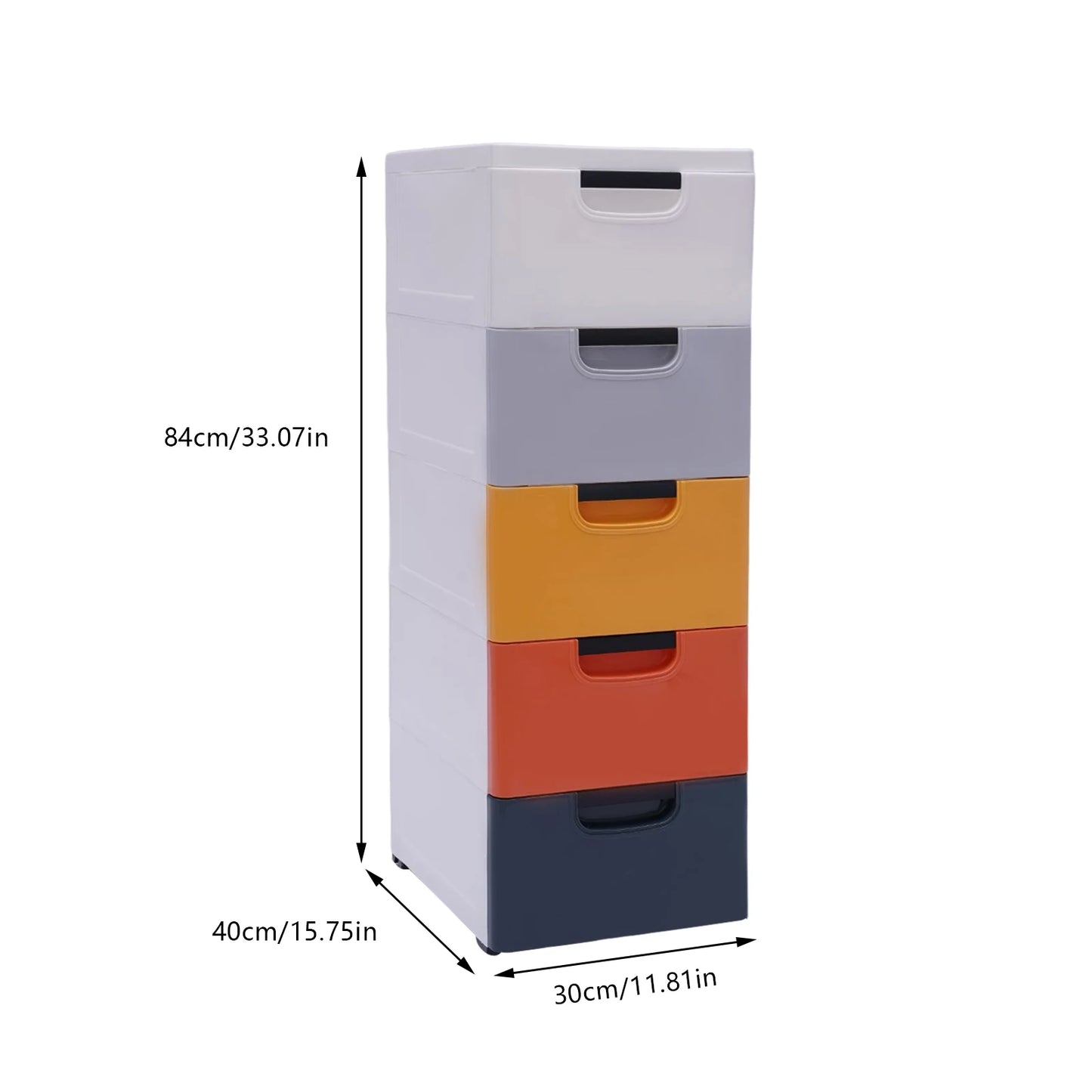 Cabinet 5 Layers 30×40×84Cm-Morandi For Home Living Room