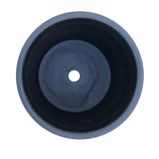 8" Round Ceramic Planter with Reactive Finish Weather-Resistant Indoor Outdoor