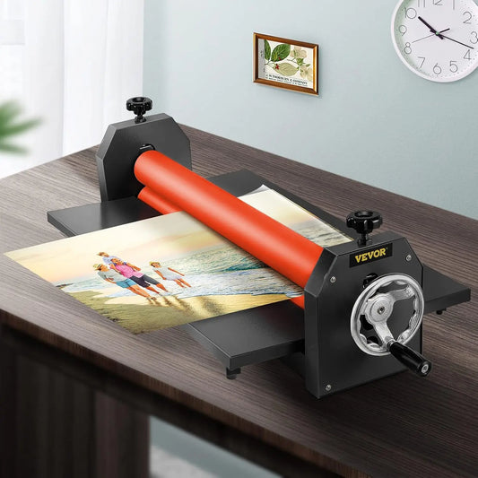 51 Inch Cold Laminator Machine 10mm Manual Vinyl Photo Film Hand Crank