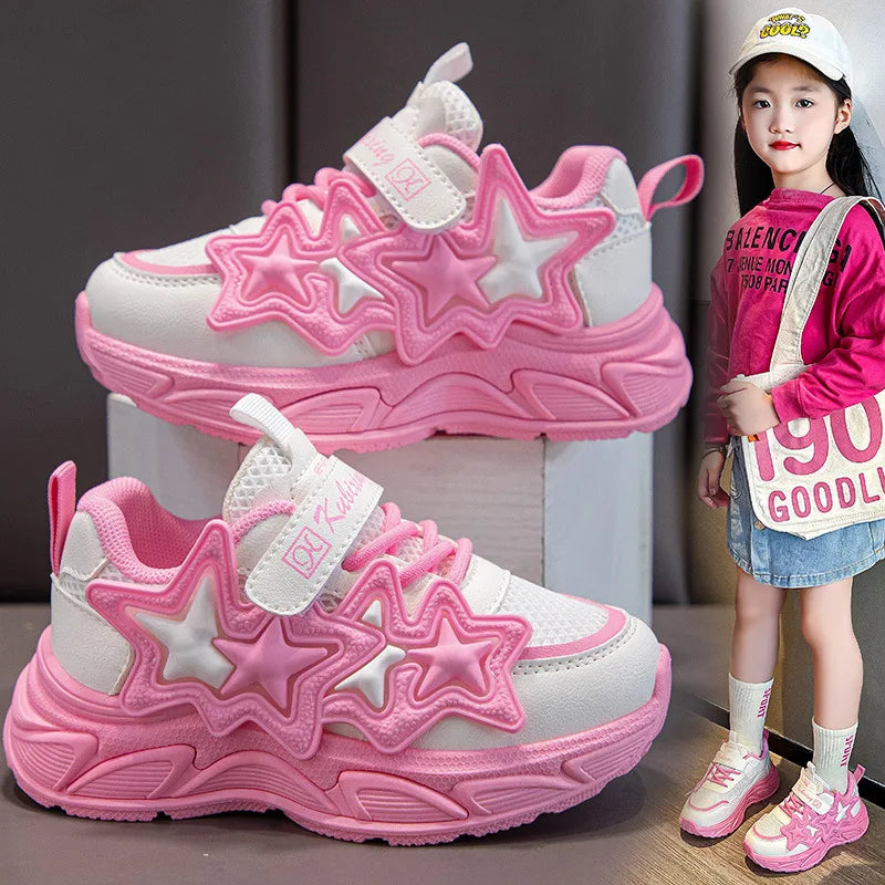 Girls Sports Shoes, Breathable
