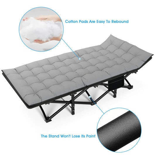 Folding Cot, Portable Heavy Duty Bed