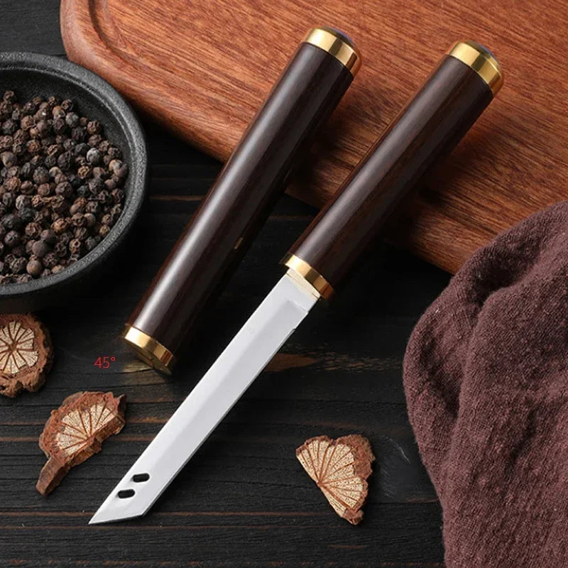 Stainless Steel Barbecue Knife Portable Pocket Utility