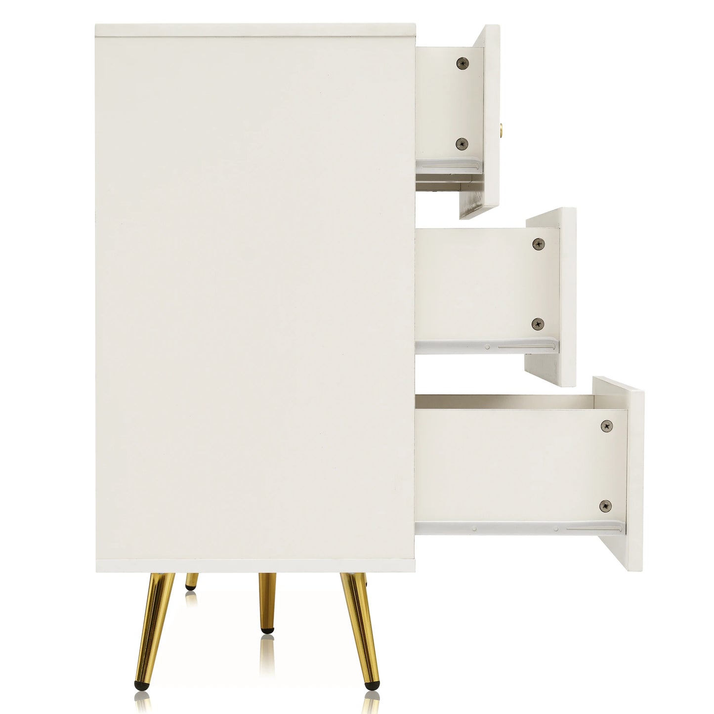 metal foot 2, 4, or 6 drawer cabinet