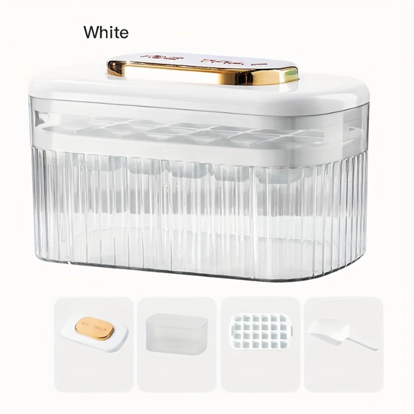 Pressed Ice Cube Mold Set Food Grade Silicone