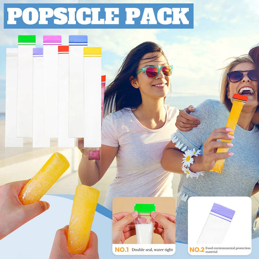 20 Disposable Popsicle Mold Bags For Diy Popsicles