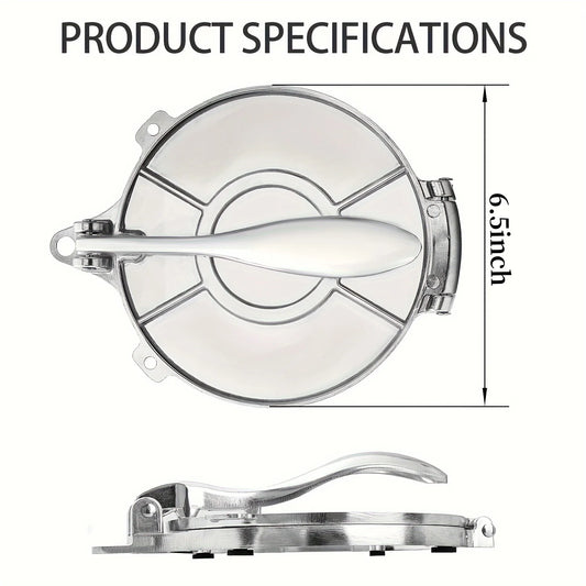 Metal Dies Steel Flour Tortilla Press Dumpling Dough Tortillas 6.5 inch