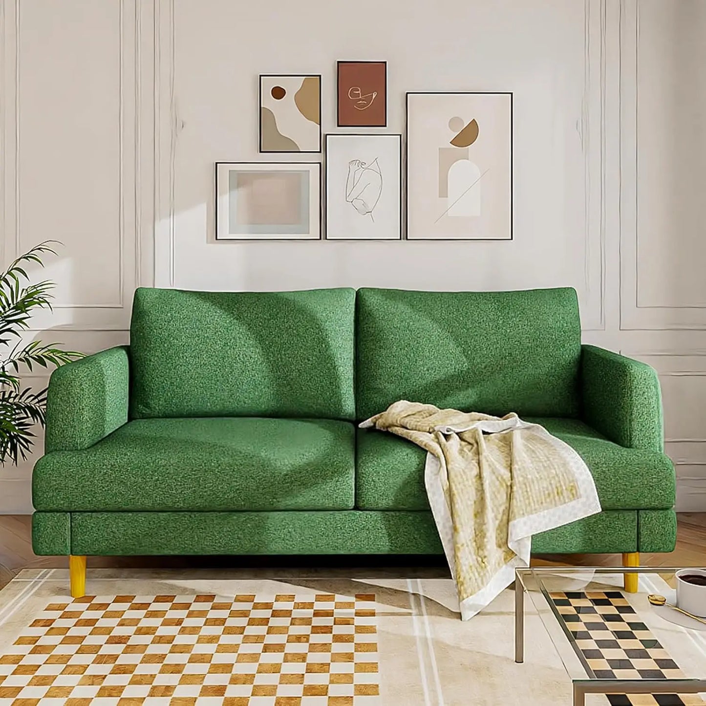Loveseat with USB Type C Ports