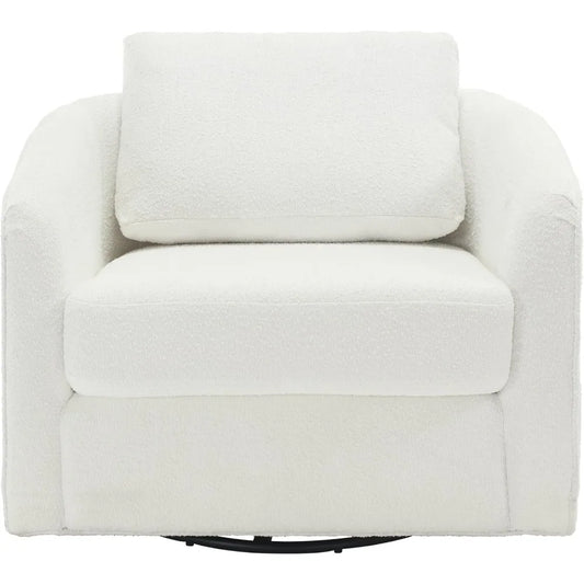 Oversized 360 Swivel Armchair(Seat Area:25.6" D x 26.8" W)