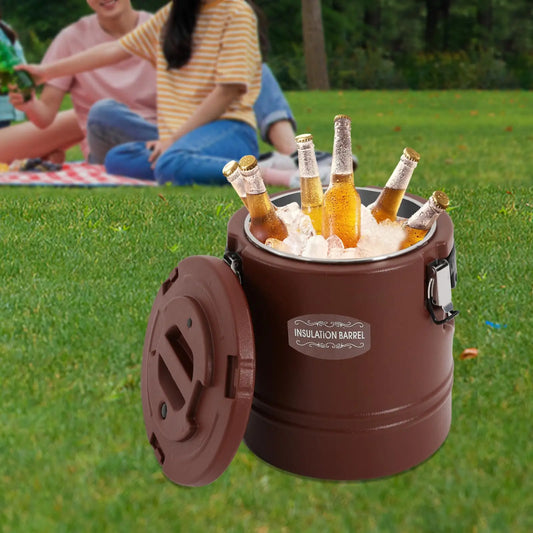 15.9Qt Insulated Soup Container 4 Gallon Commercial Food Warmer for Hot&Cold Food