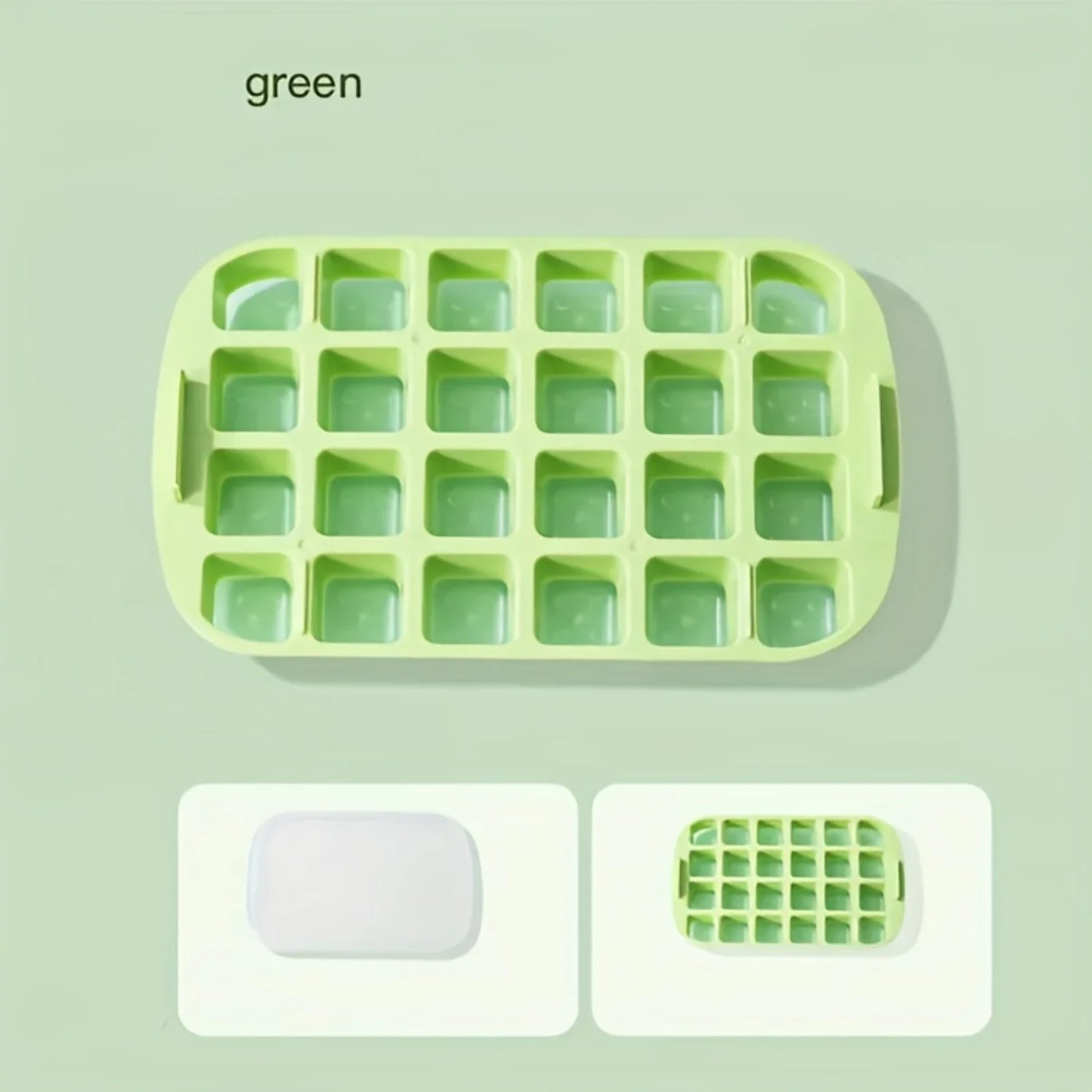 Pressed Ice Cube Mold Set Food Grade Silicone