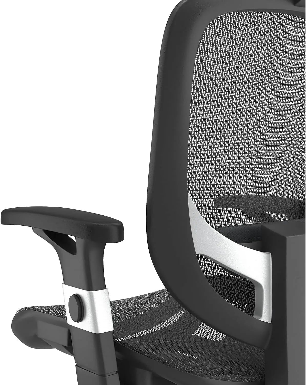 Adjustable Office Chair with Breathable Mesh and Lumbar Support