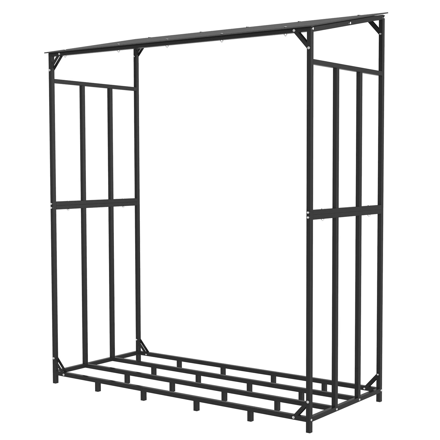 Heavy Duty Outdoor Firewood Storage Log Rack