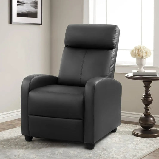 Leather Reclining Chair with Massage