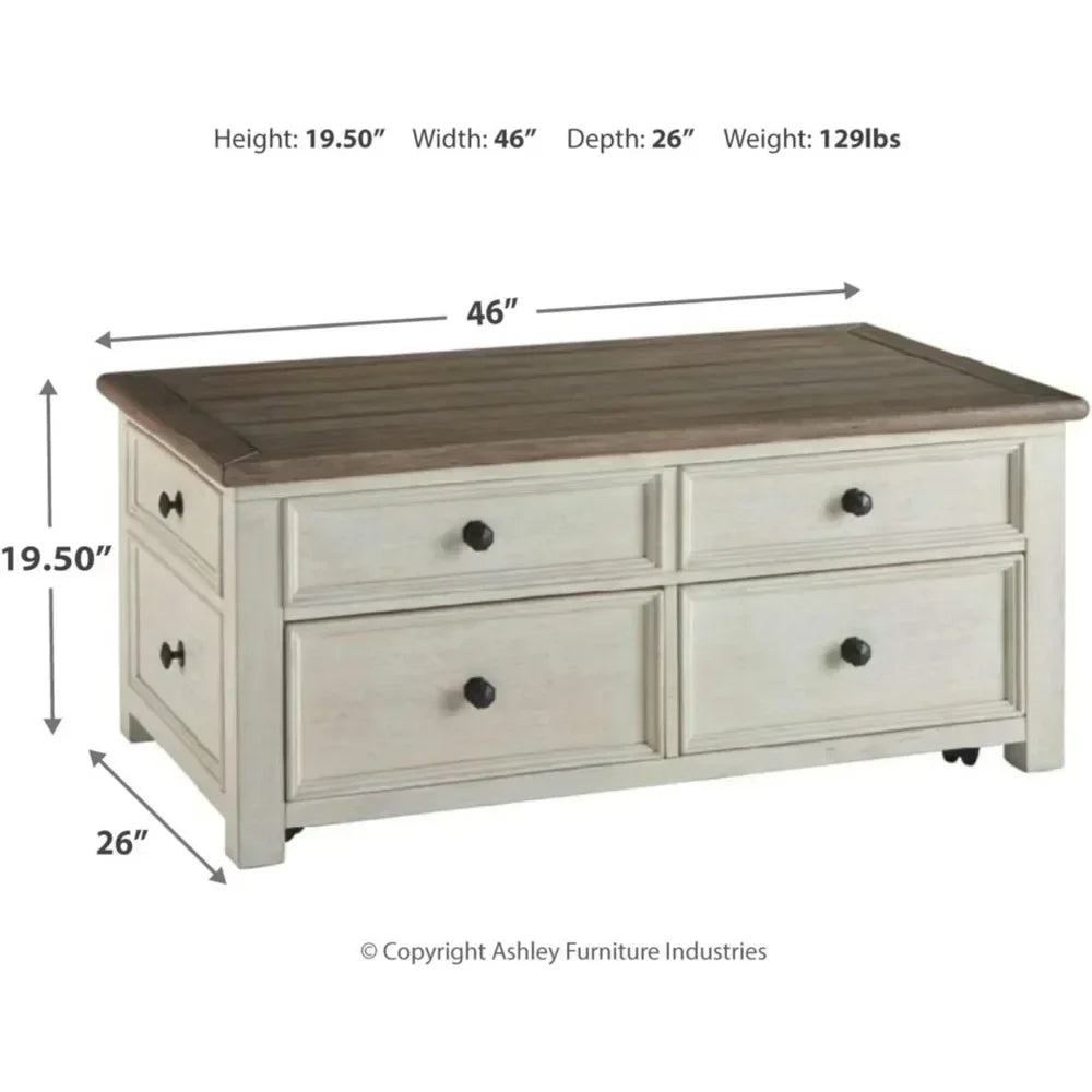 Living Room Lift Top Coffee Table With Drawers
