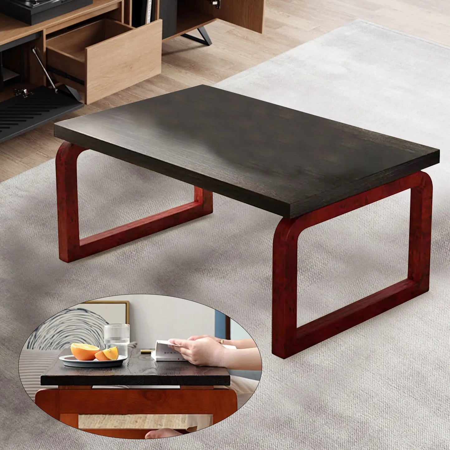 Foldable Wooden Coffee Table