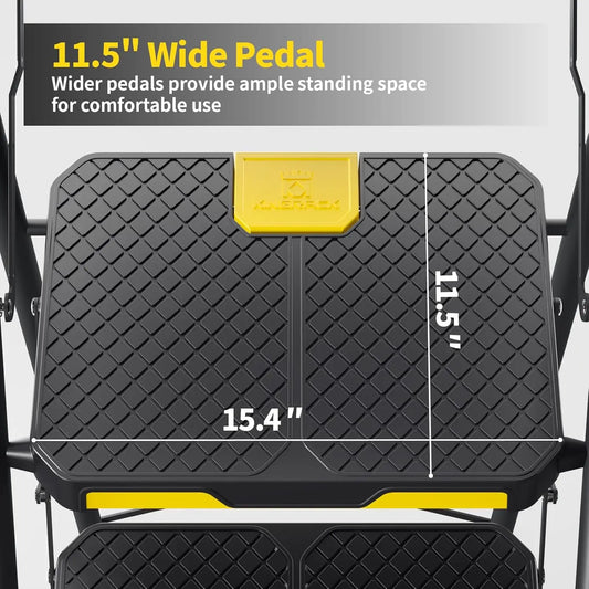 6 Step Ladder with Tool Platform with Handrails, 800 LBS Portable