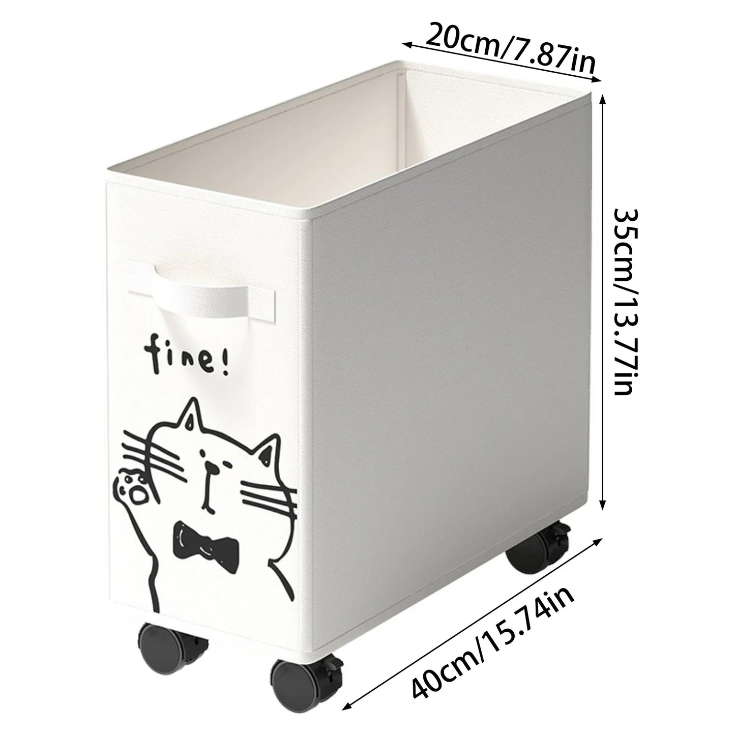 Office Small Mobile Rolling Cart with Robust Construction Multipurpose Foldable