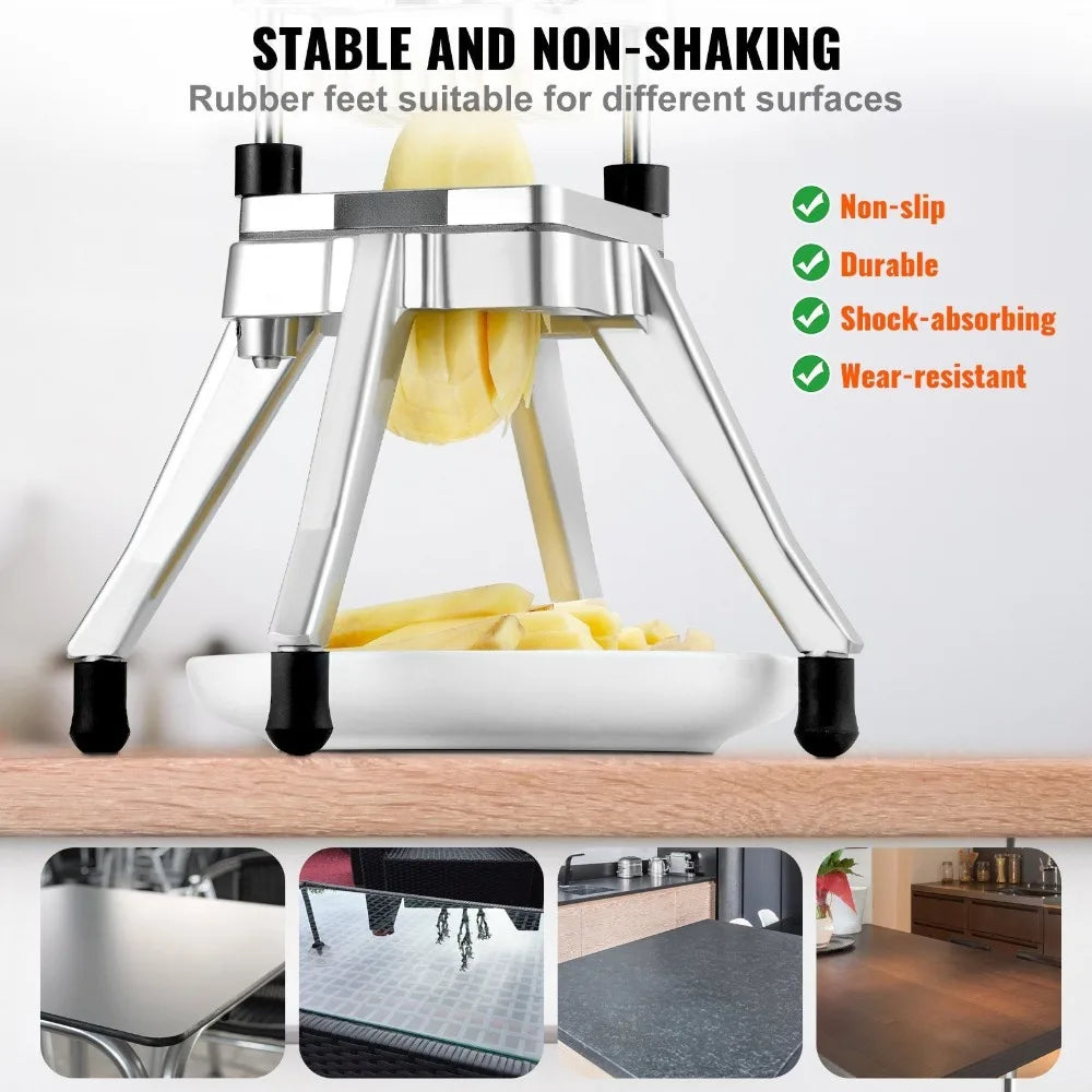 Commercial Vegetable Fruit Chopper 1/4" Blade