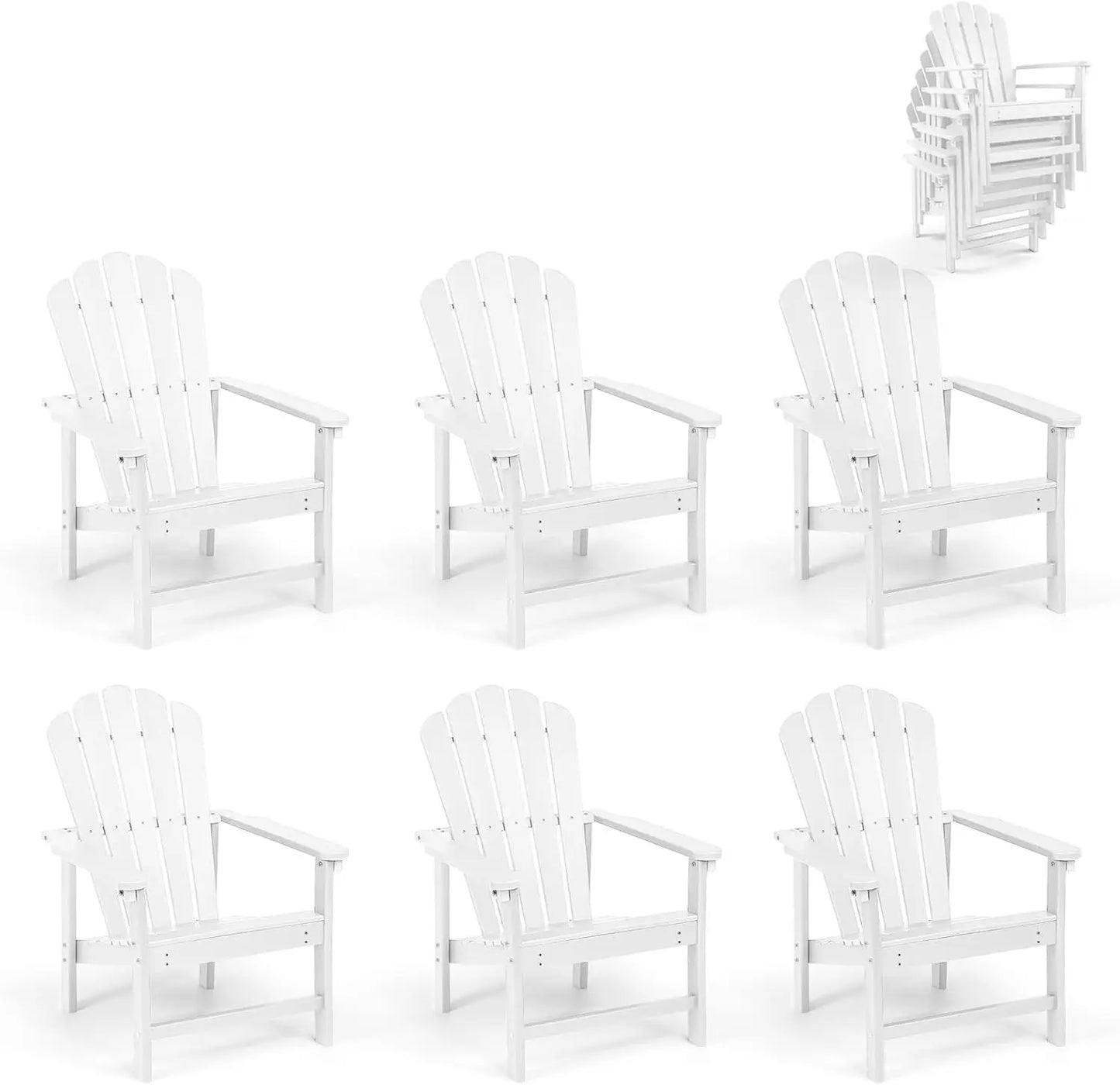Stacking Adirondack Chairs Set of 4