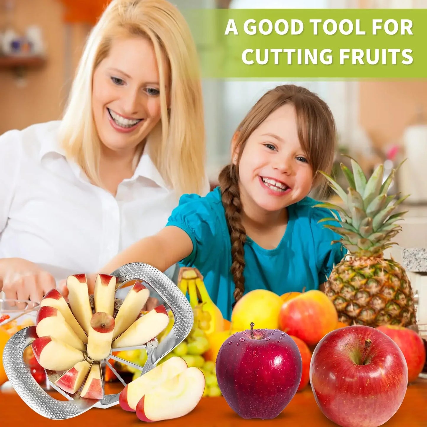 Upgraded 12 Blades Apple Slicer and Corer