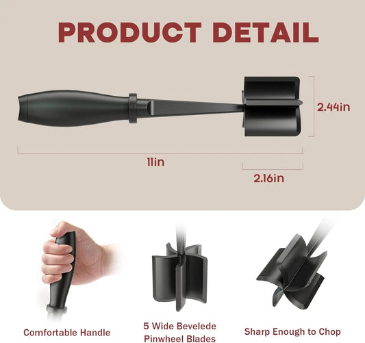 Burger Grinder Nylon Potato Mix Tool-Black