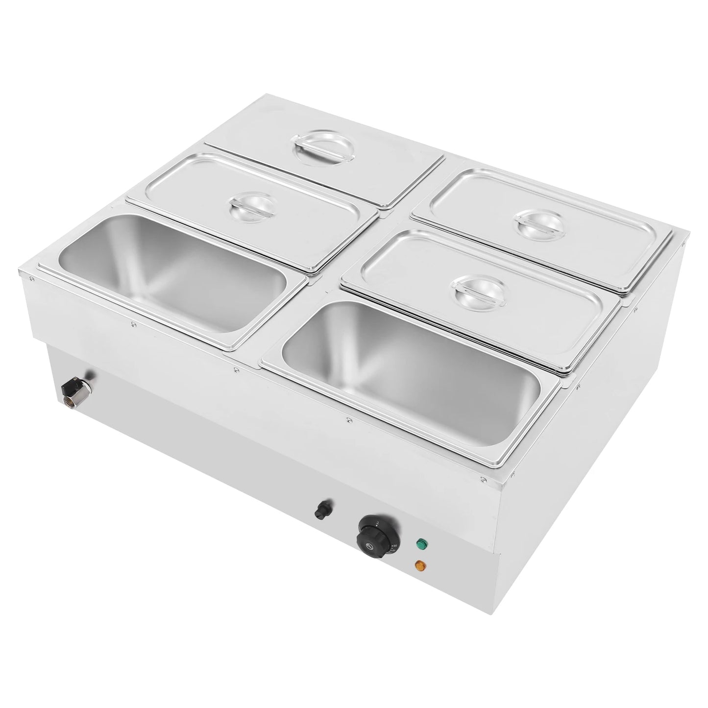 1500W Countertop Stainless Steel Soup Warmer