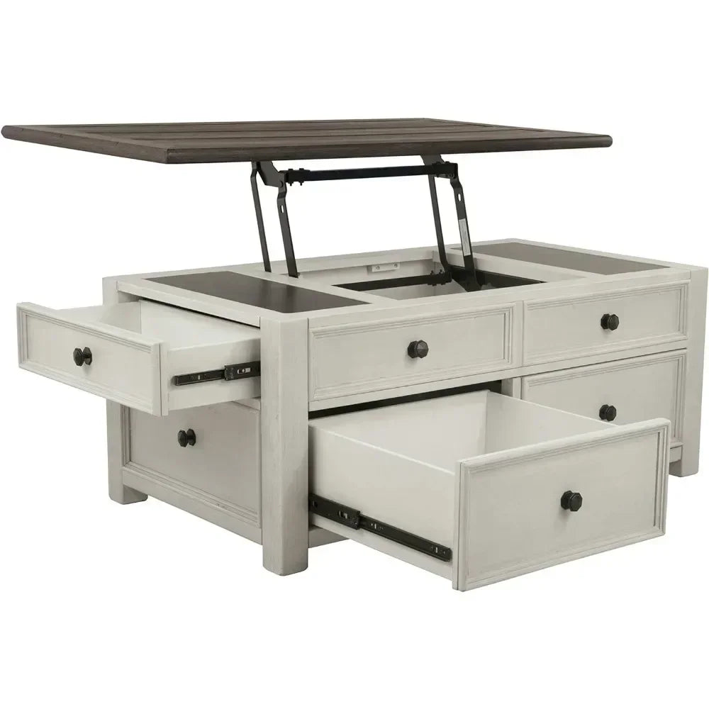 Living Room Lift Top Coffee Table With Drawers
