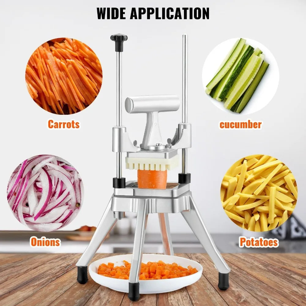 Commercial Vegetable Fruit Chopper 1/4" Blade