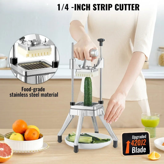 Commercial Vegetable Fruit Chopper 1/4" Blade