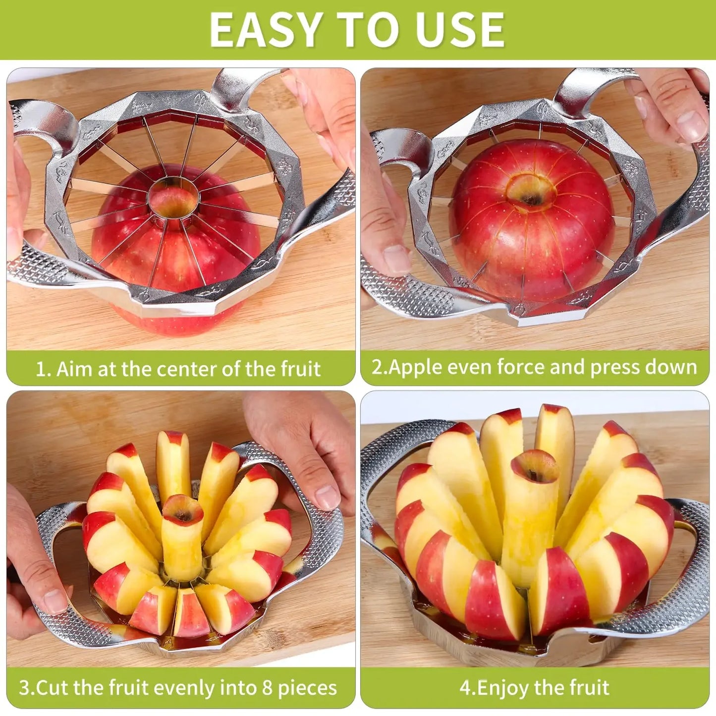 Upgraded 12 Blades Apple Slicer and Corer