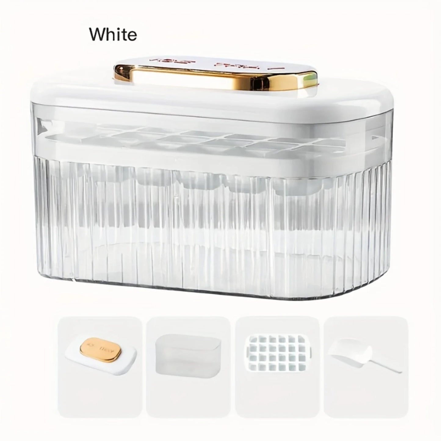 Pressed Ice Cube Mold Set Food Grade Silicone