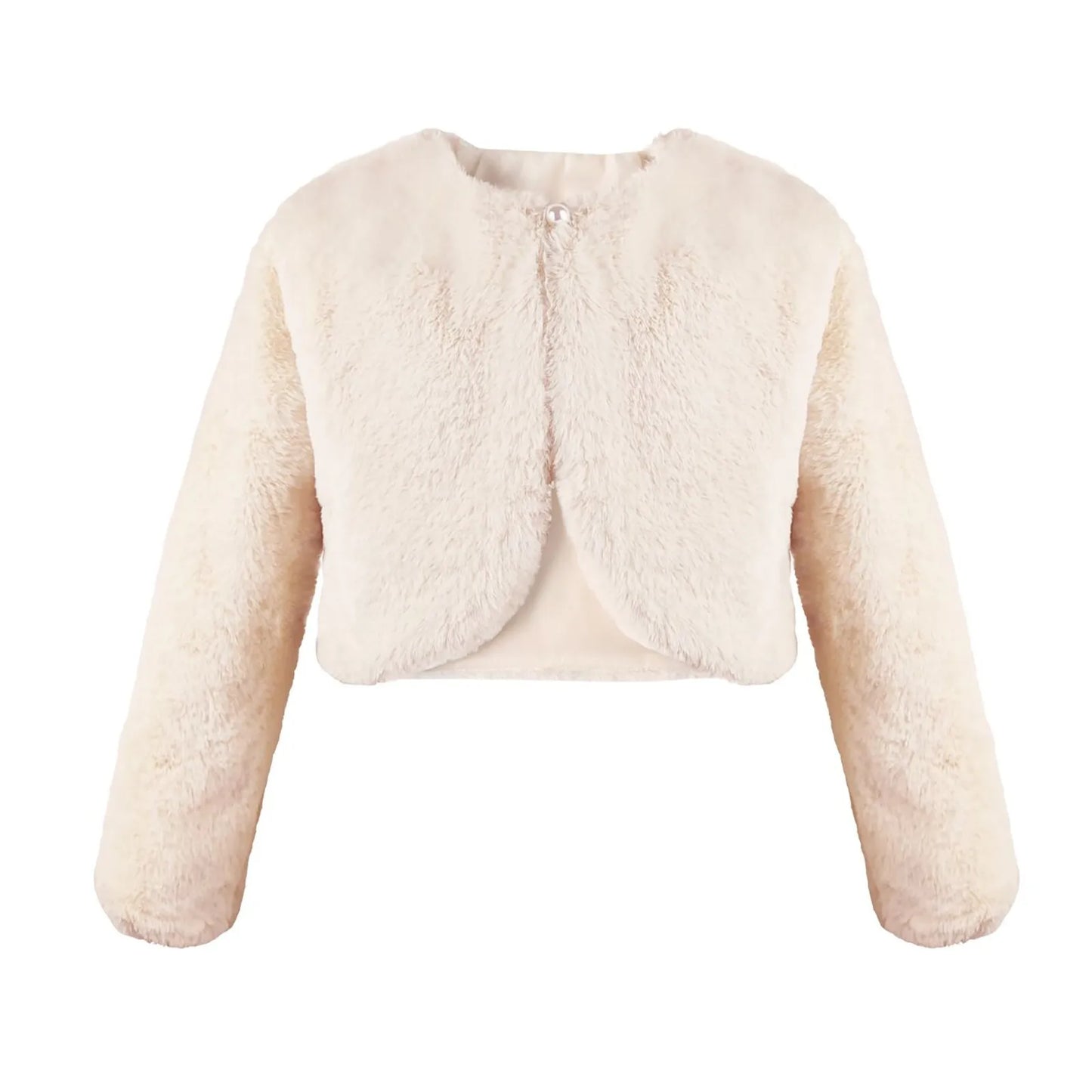 Size 1-12 Dressy Cardigan Fleece Fuzzy Bolero