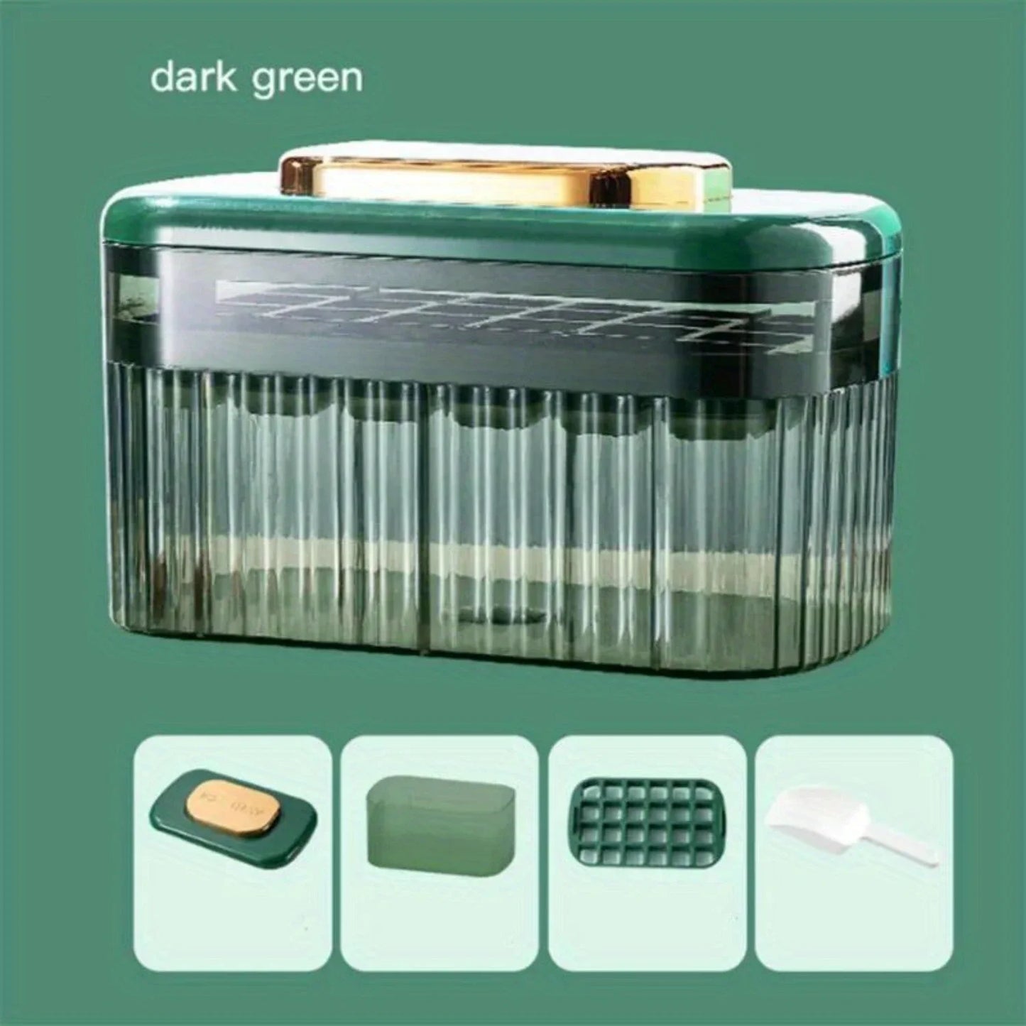 Pressed Ice Cube Mold Set Food Grade Silicone