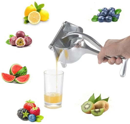 Manual Juice Squeezer Aluminum Alloy Hand Pressure