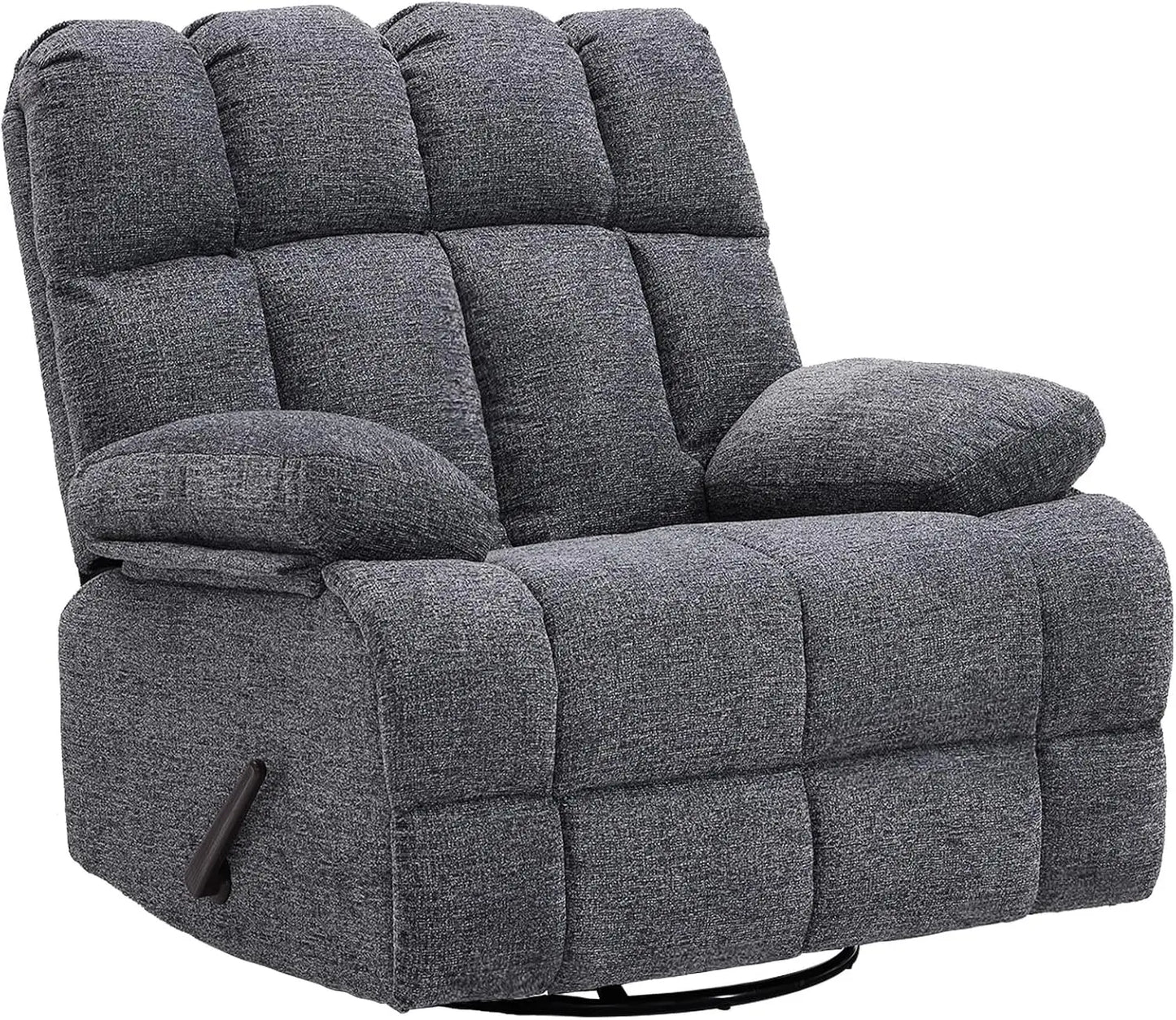Extra Wide Manual Swivel Recliner