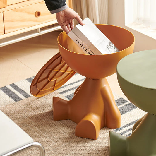 Small flat head coffee table cream style