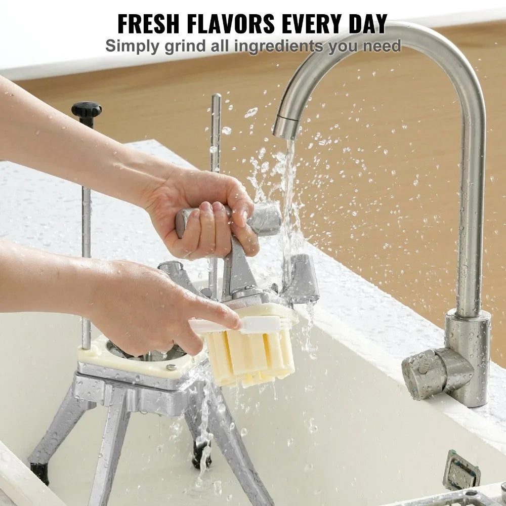 Commercial Vegetable Fruit Chopper 1/4" Blade