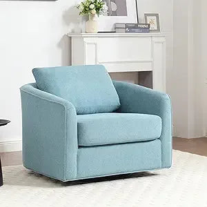 Oversized 360 Swivel Armchair(Seat Area:25.6" D x 26.8" W)