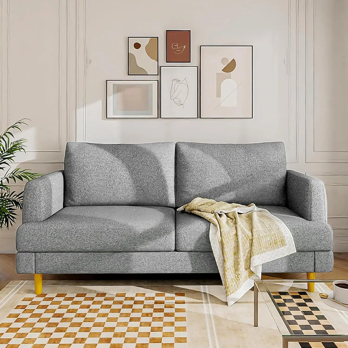 Loveseat with USB Type C Ports