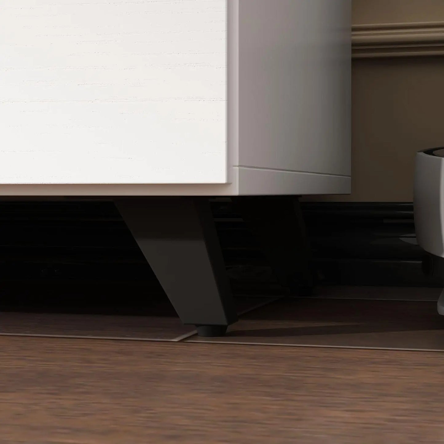 Extendable Media Console, Adjustable Length with Drawers and Legs