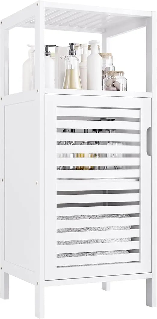 4-tier Bamboo Floor Cabinet