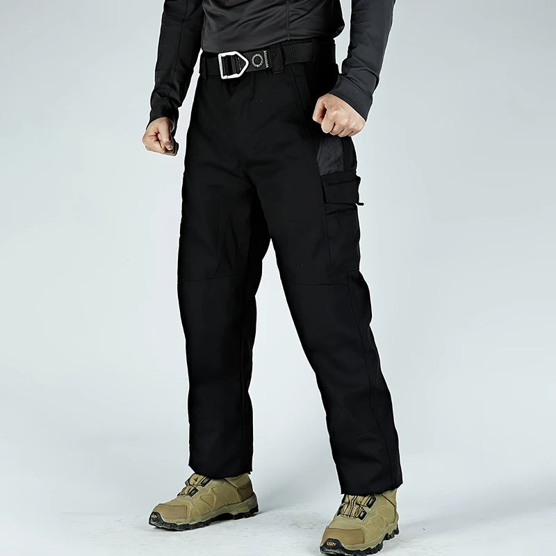 2Pcs Men Tactical Pants, Multiple Pockets