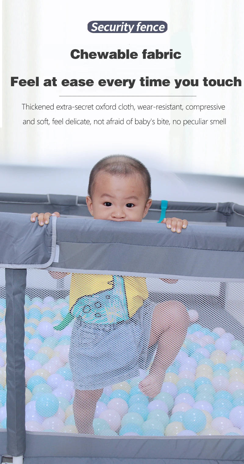 Baby Playpen for Children with Foam Protector, Ball Pit Playpen