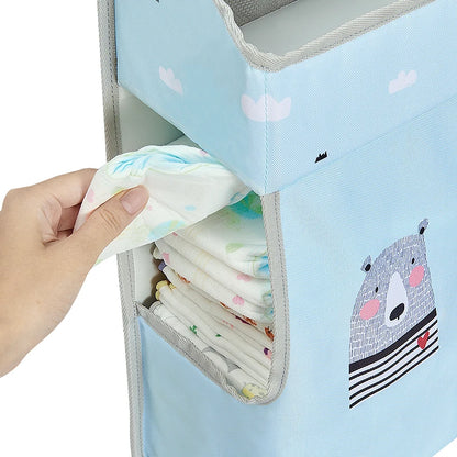 Crib Organizer for Hanging Storage Bag, Baby Clothing Caddy