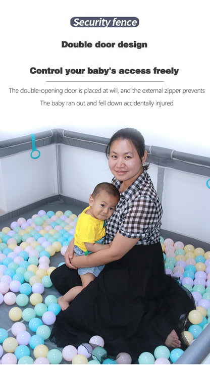 Baby Playpen for Children with Foam Protector, Ball Pit Playpen