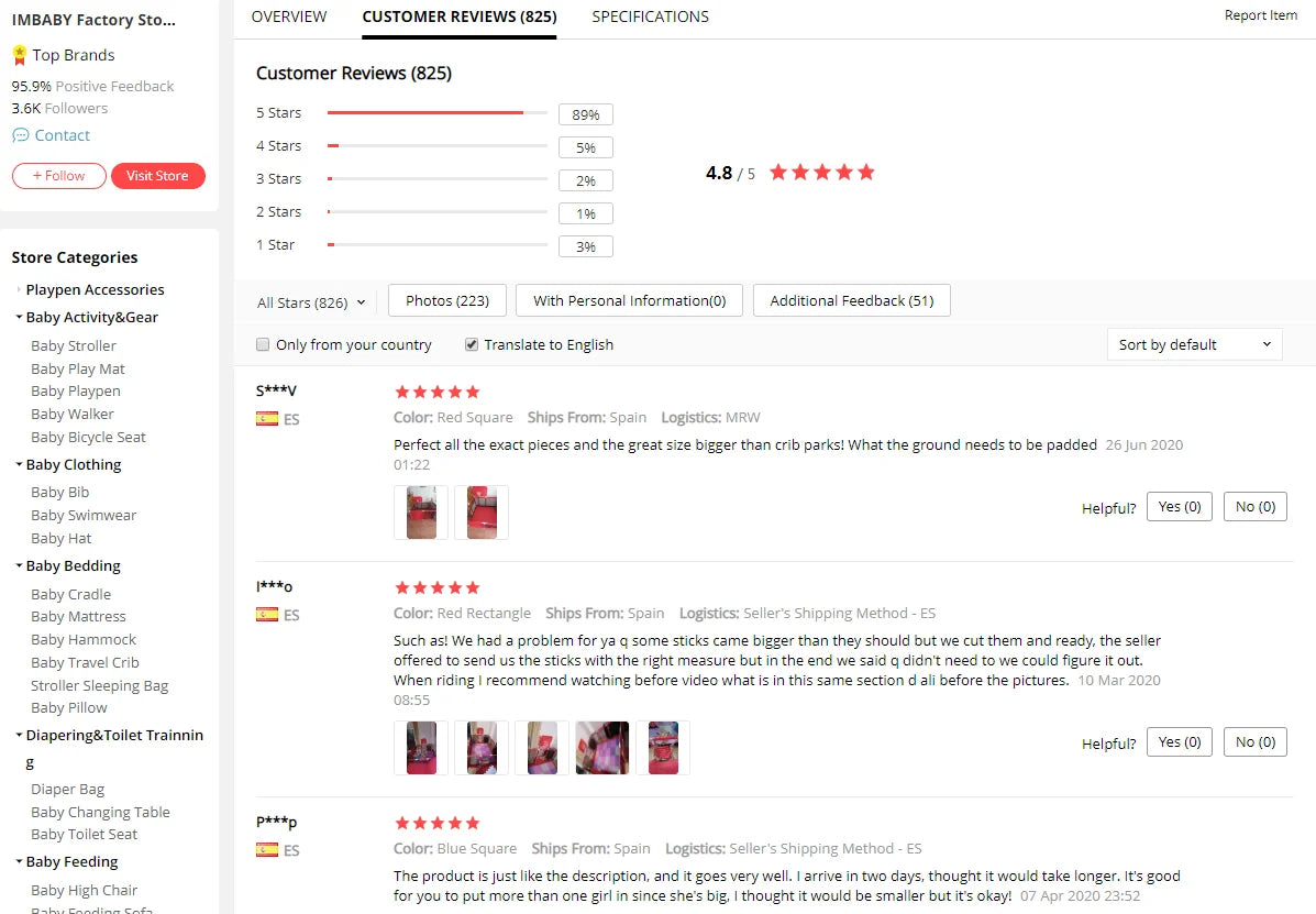 Baby Playpen Safety Barrier Fence