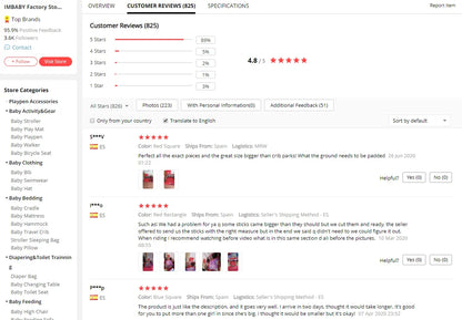 Baby Playpen Safety Barrier Fence