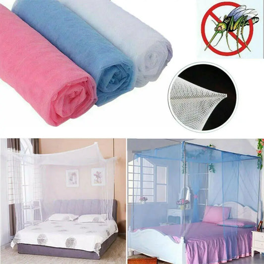 2025 Summer Home Mosquito Nets 4 Corner Post Bed Canopy Net Double Bed